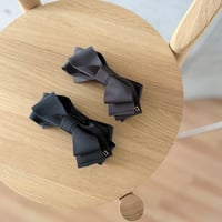 ribbed ribbon banana clip