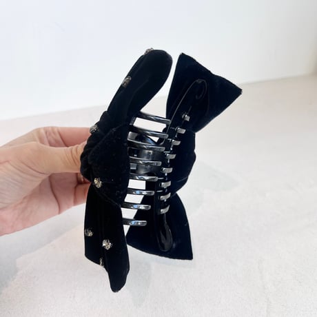 velvet bijou ribbon clip series