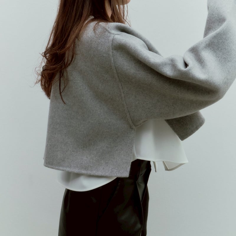 wool river poncho | decollte_accessory