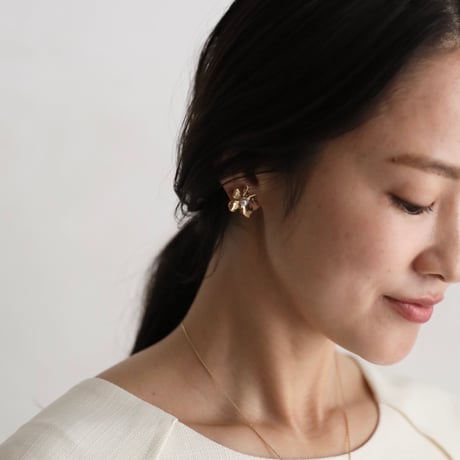 3way flower pierce/earring