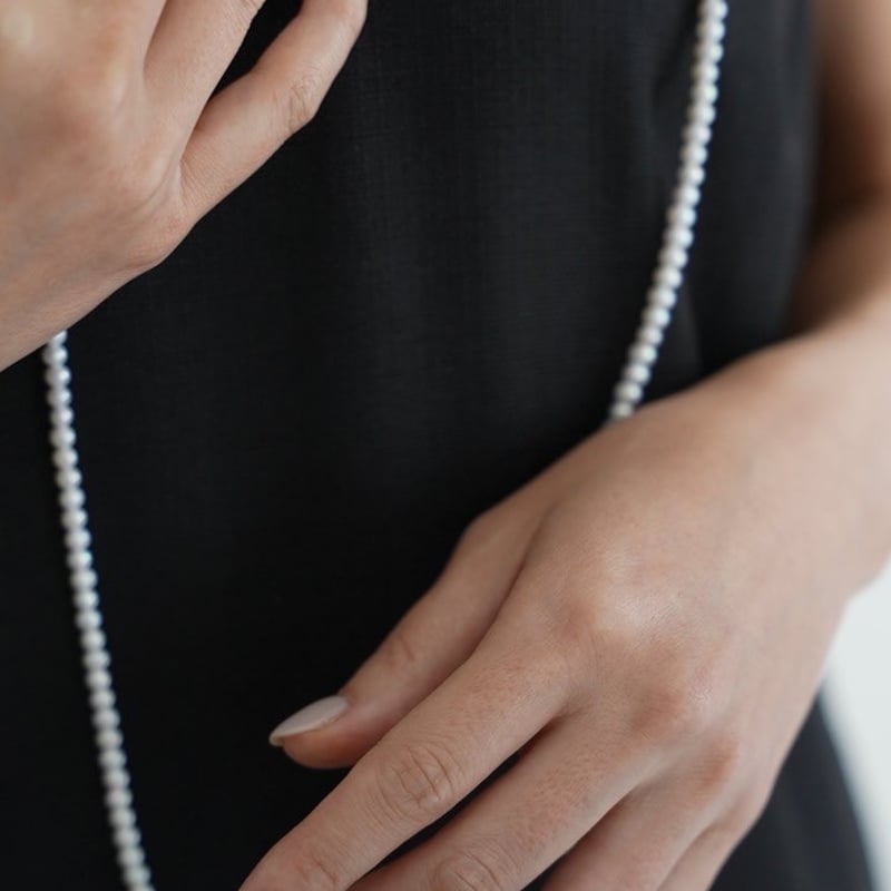 mini pearl necklace | DECOLLTE ACCESSORY