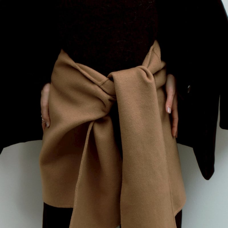 wool river stole | decollte_accessory