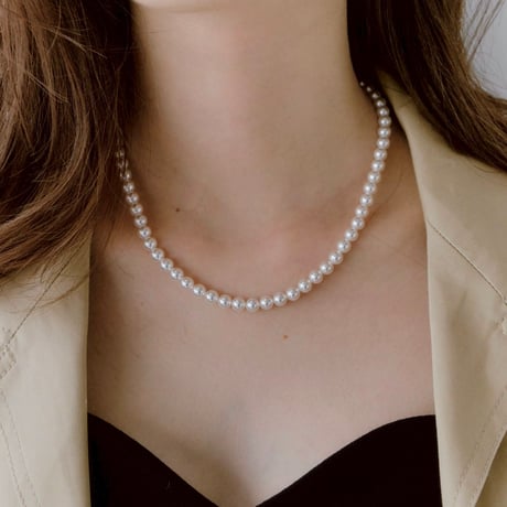 crystal pearl necklace