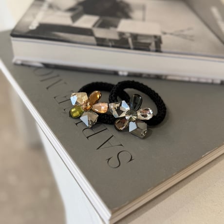 bijou motif hair tie