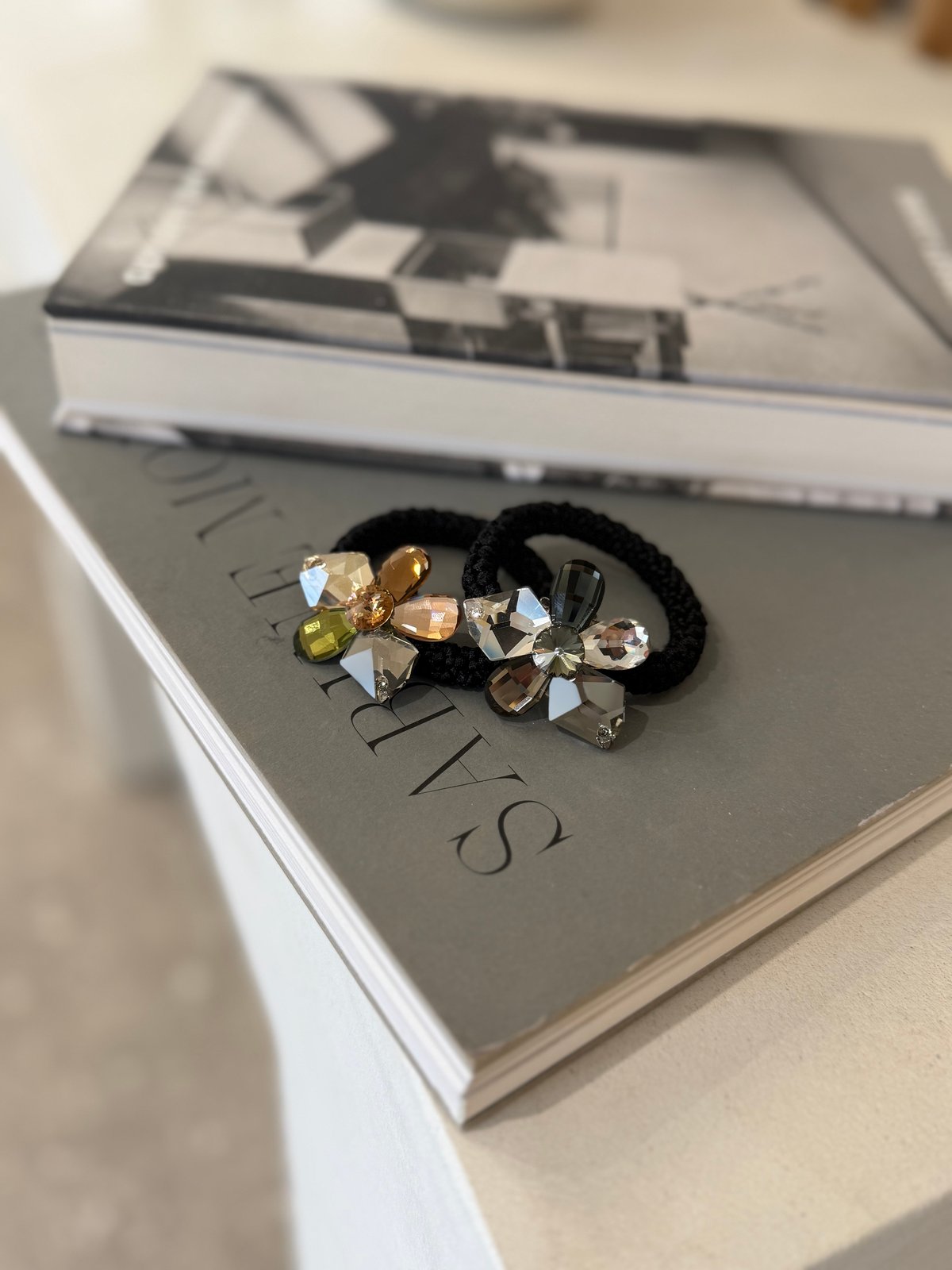 ヘアゴム No.52 bijou motif hair tie | decollte_accessory