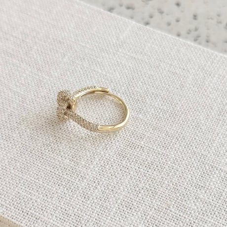 knot bijou ring