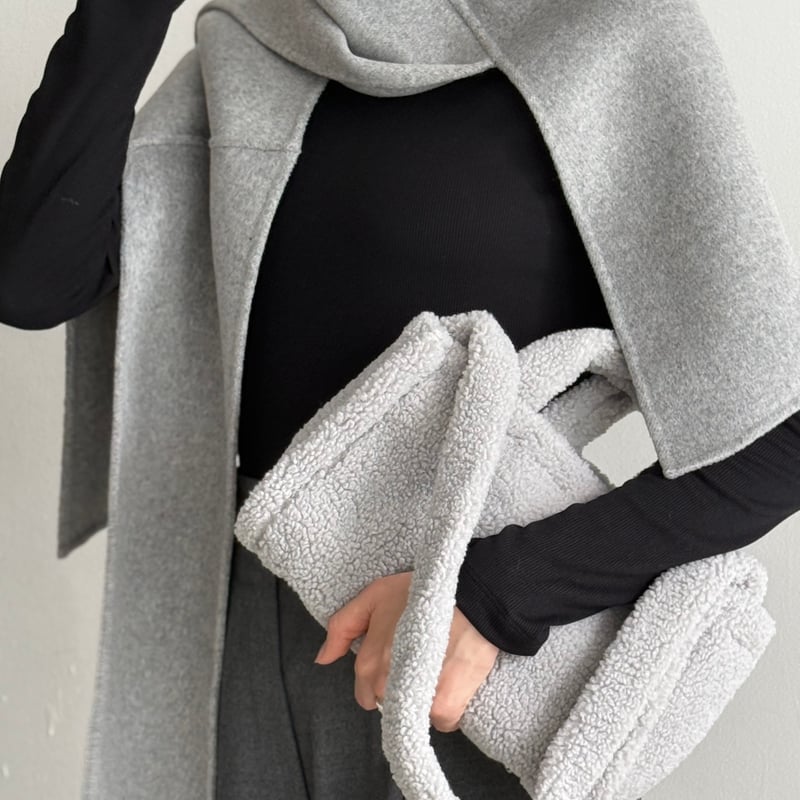 完売 decollte accessory wool  stole wool river stall | decollte_accessory