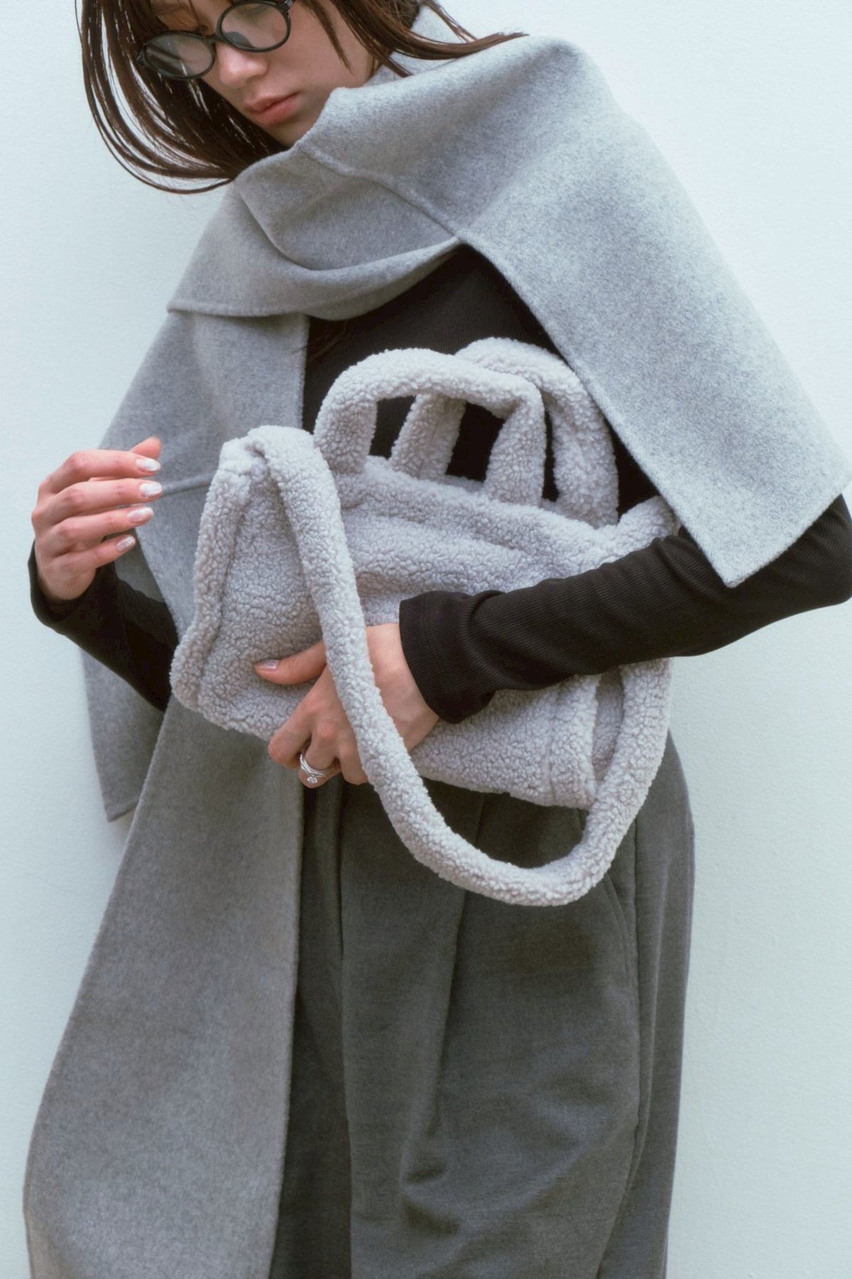 wool river stole | decollte_accessory