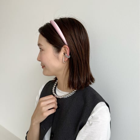 satin volume head band【細】