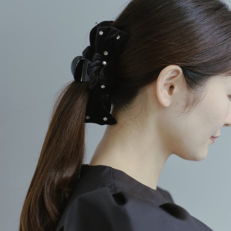 velvet bijou ribbon clip series