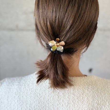 bijou motif hair tie
