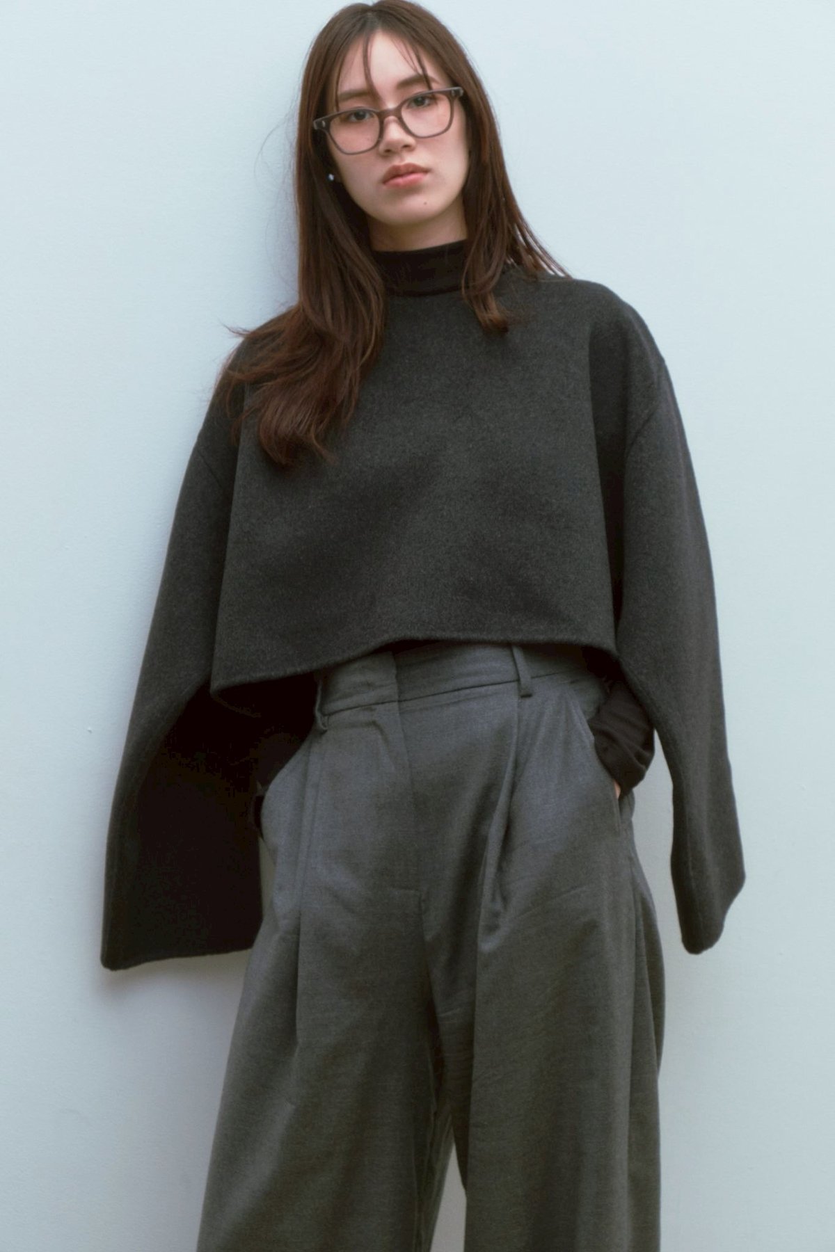 decollte_accessory デコルテアクセサリー　ポンチョ wool river poncho | decollte_accessory