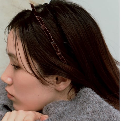 slim velvet knot headband