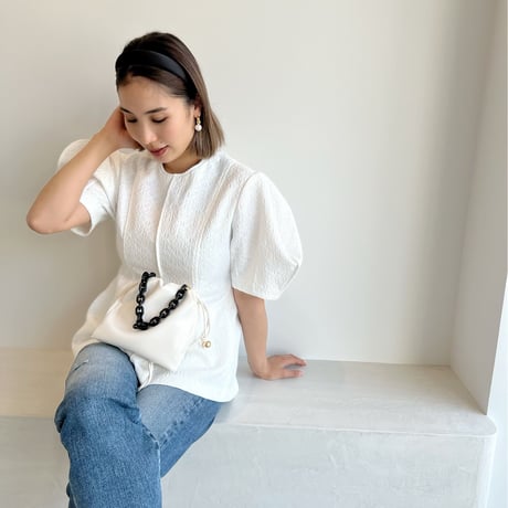 satin volume head band【太】