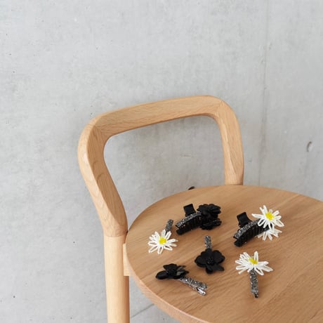 flower beads hair clip