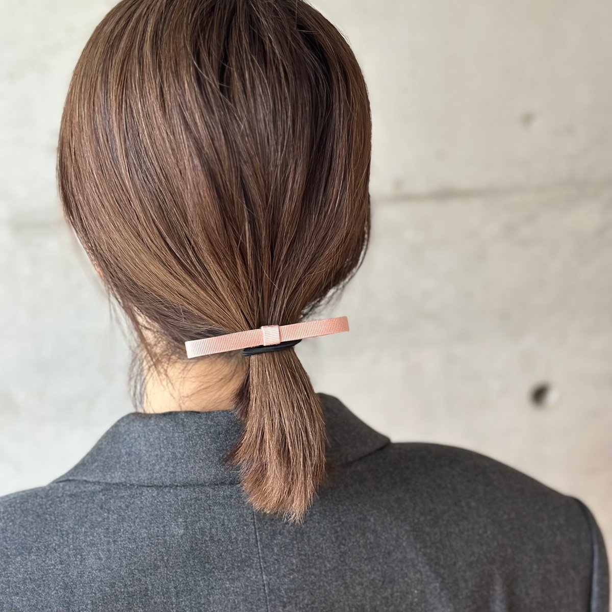 loop ribbon hair tie | DECOLLTE ACCESSORY