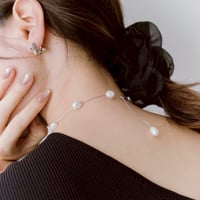 pearl dot necklace