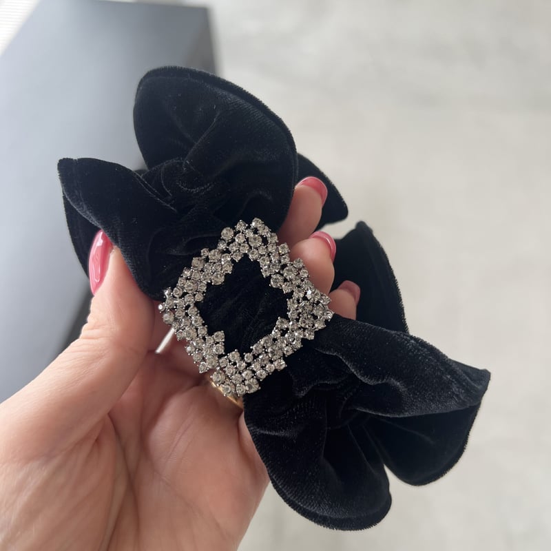 decollte accessory カチューシャ&シュシュ square chouchou | decollte_accessory