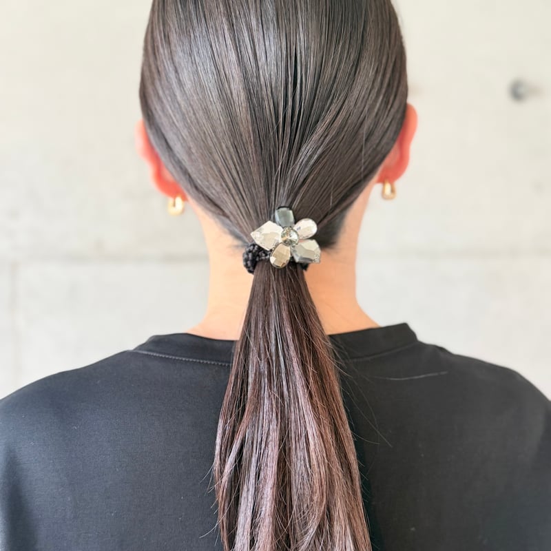 bijou motif hair tie | decollte_accessory