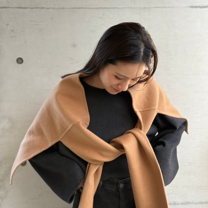 デコルテ　decollte accesary wool  stall wool river stall | decollte_accessory