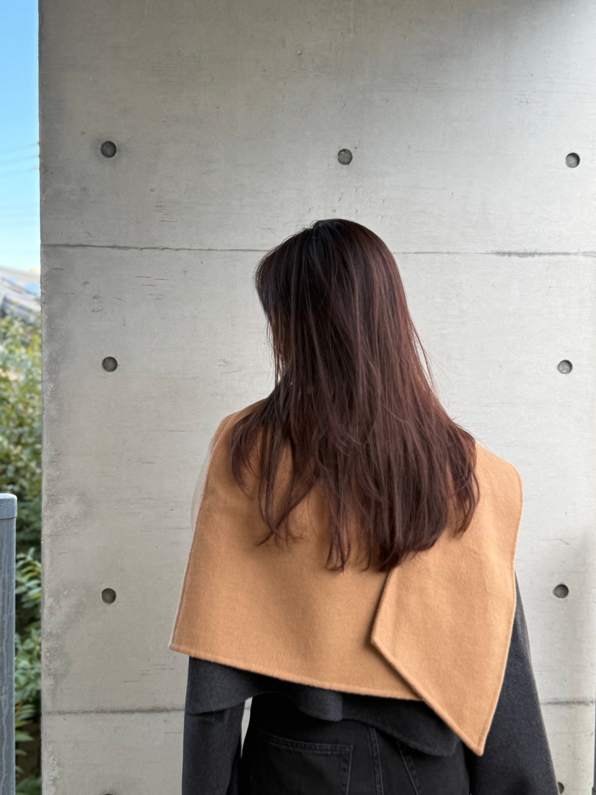 wool river stole | decollte_accessory