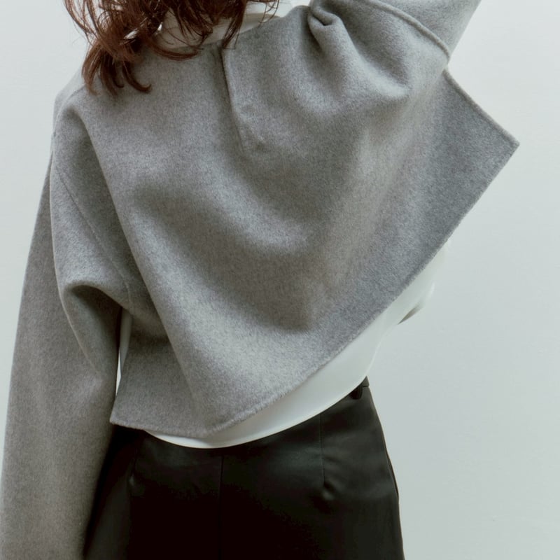 wool river poncho | decollte_accessory