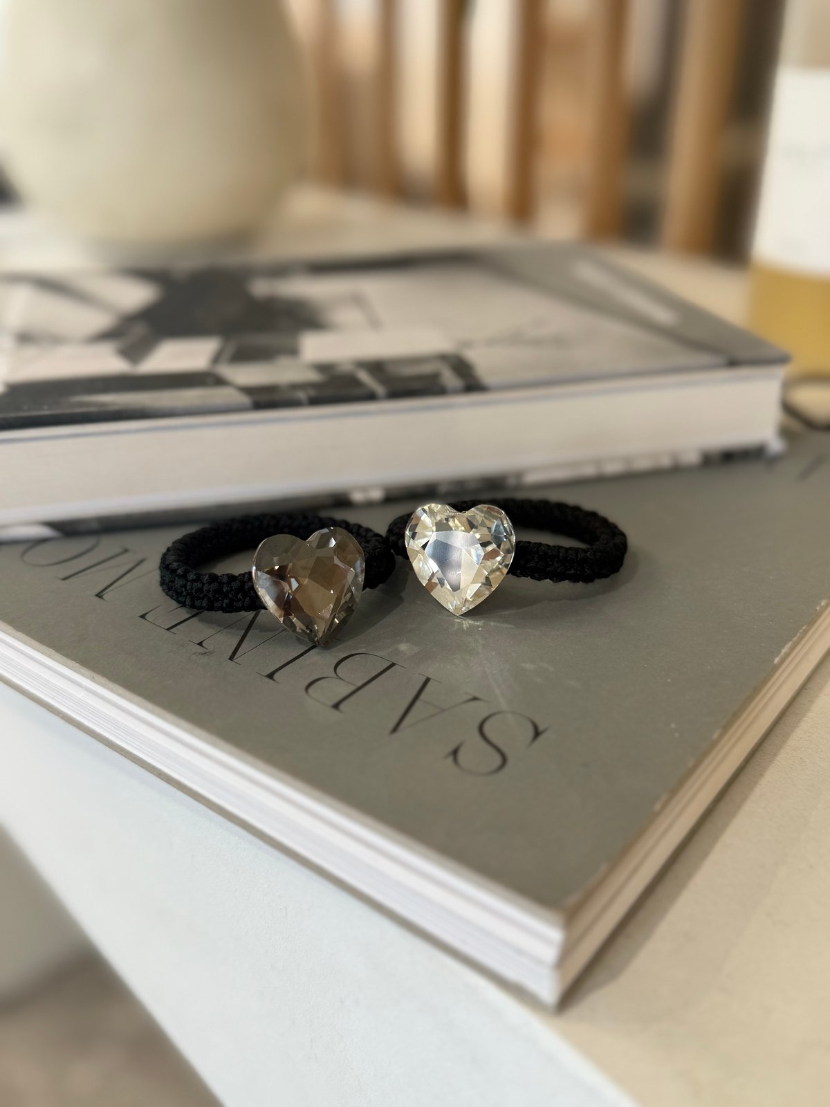 ヘアゴム No.52 bijou motif hair tie | decollte_accessory