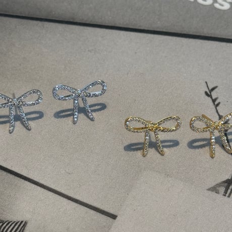 line bijou ribbon pierce