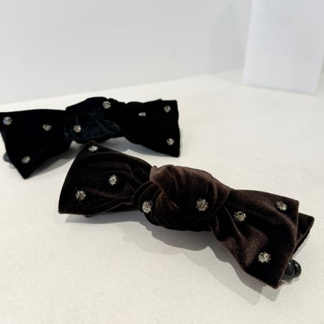velvet bijou ribbon clip series
