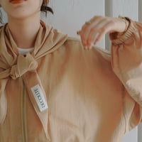 airy poncho blouson set