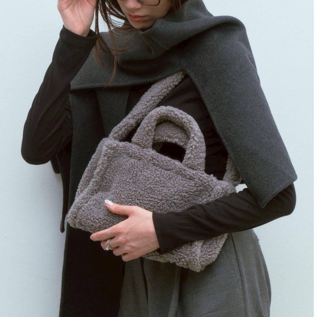 【ちかさま専用】decollte_accessory moco BAG 黒 L moco bag【S size】 | decollte_accessory