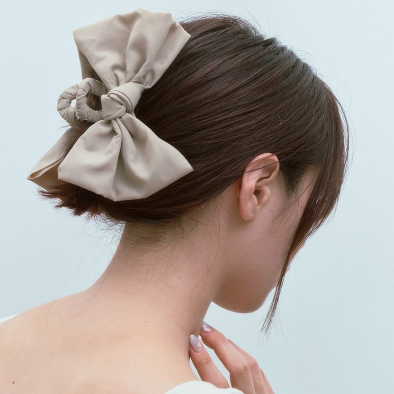 big crisp ribbon clip | DECOLLTE ACCESSORY