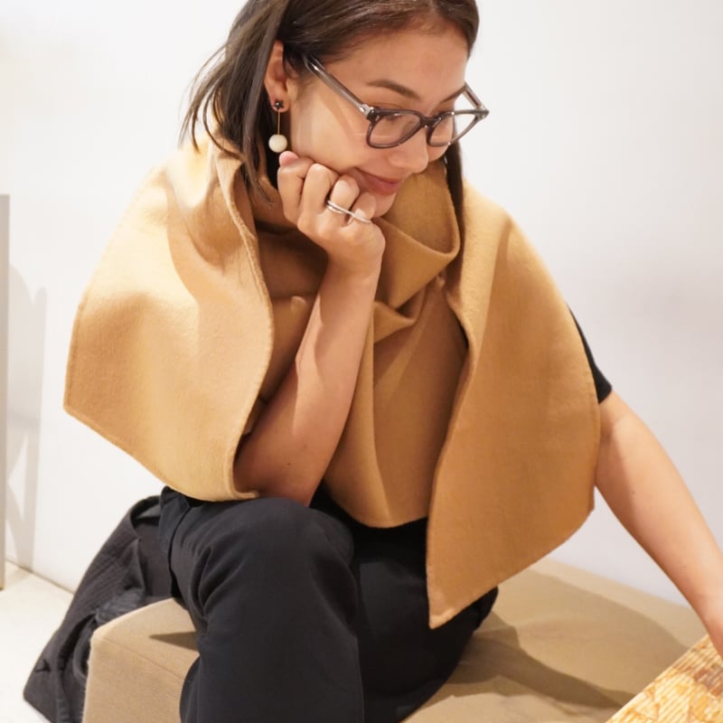 wool river stole | decollte_accessory