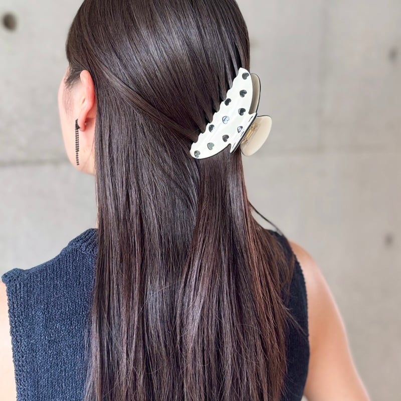 herlipto Bicolor Heart Hair Clip ヘアクリップ Bicolor Heart Hair