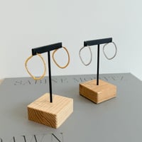 double bijou hoop pierce