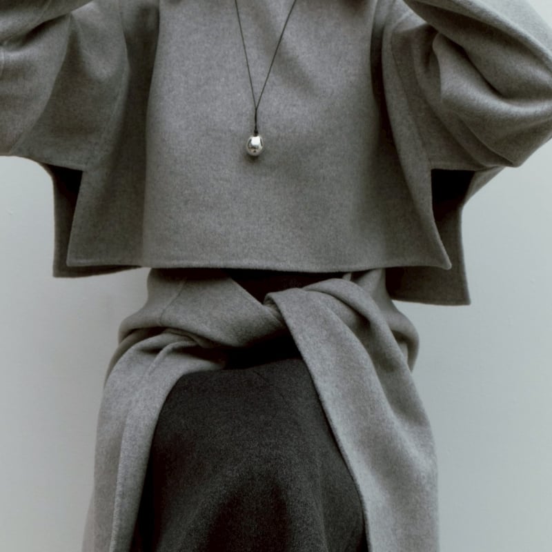 wool river poncho | decollte_accessory