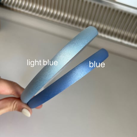 simple satin head band【細】