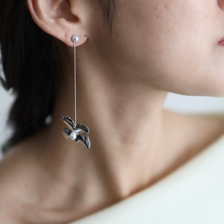 3way flower pierce/earring