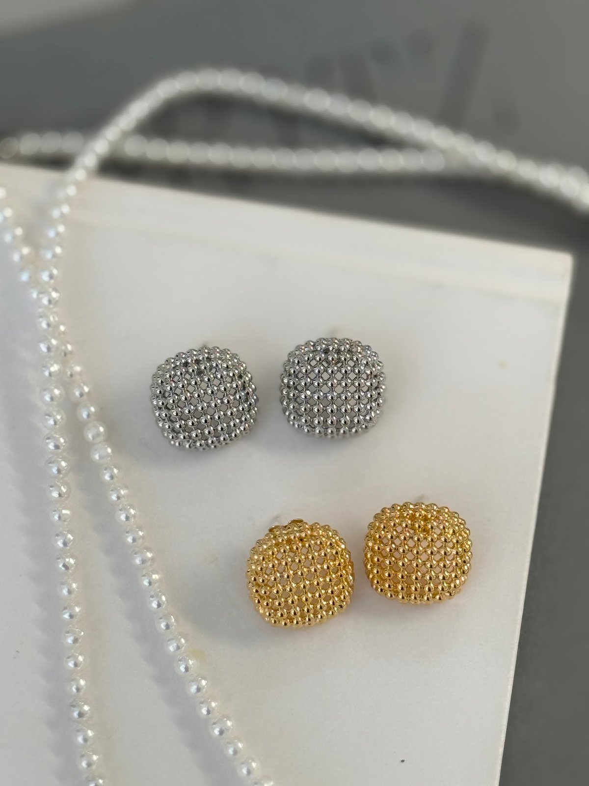 dot square pierce | decollte_accessory