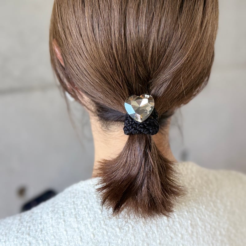 bijou motif hair tie | decollte_accessory