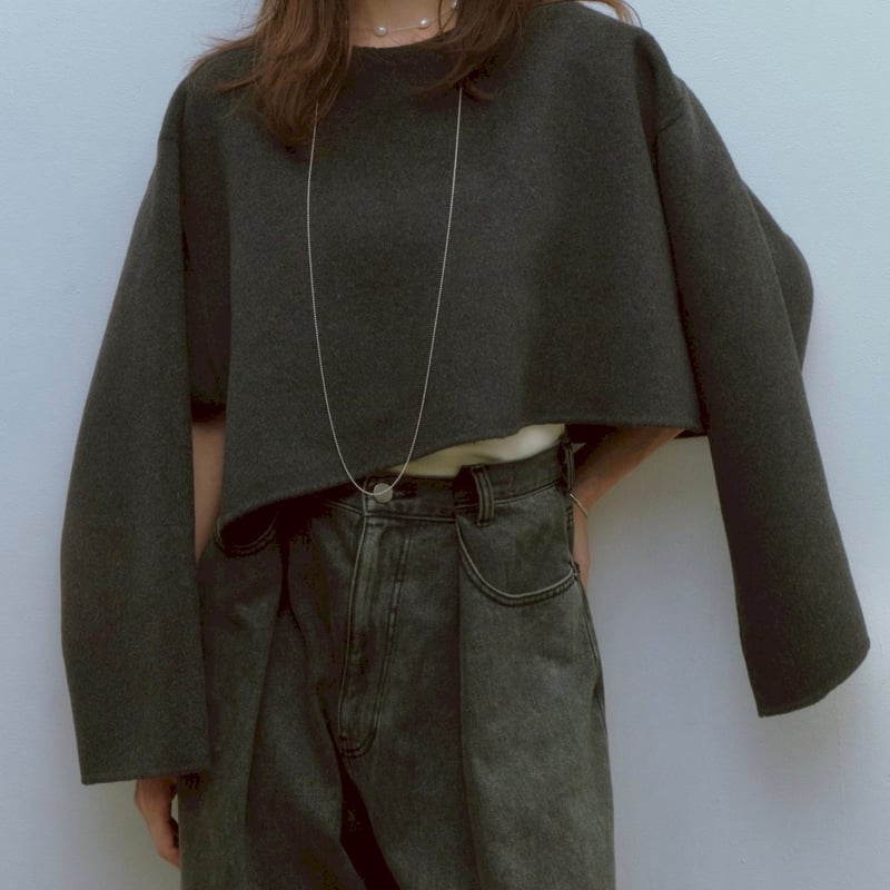 wool river poncho | decollte_accessory