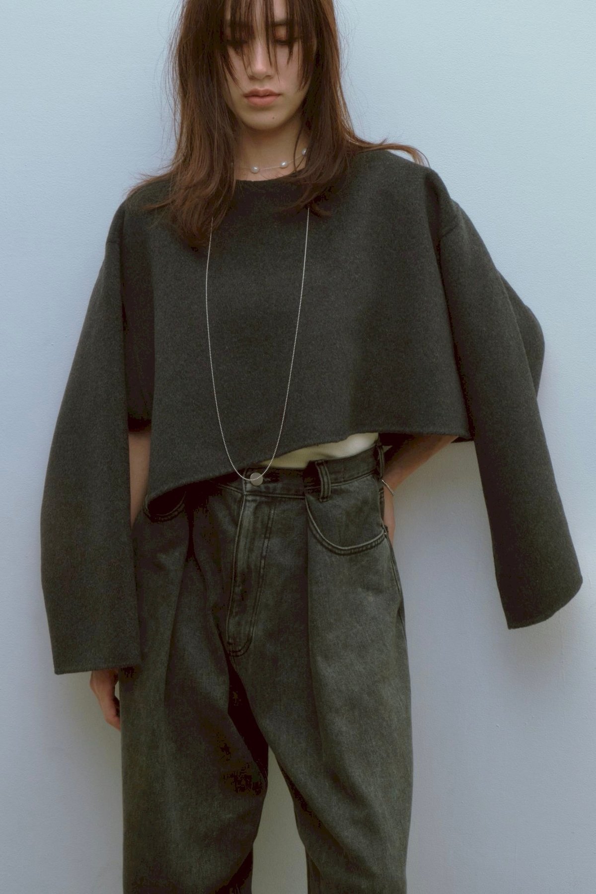 wool river poncho | decollte_accessory
