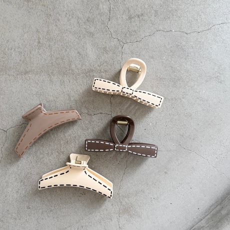 stitch line hair clip