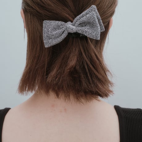 glitter ribbon spiral tie