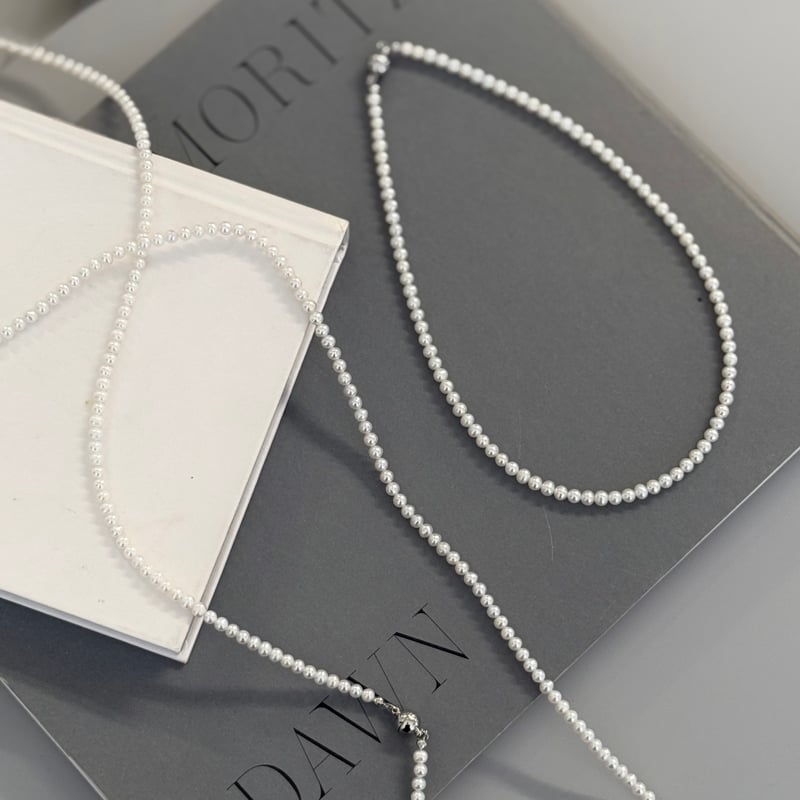 mini pearl necklace | DECOLLTE ACCESSORY