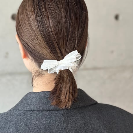 soft bow hair tie