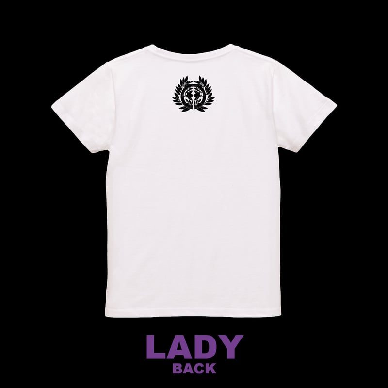 伊達氏：仙台笹 Tシャツ（レディース） ホワイト | 家紋ショップ