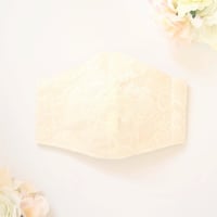 アイボリーバラ／すずやわレースマスク／クリーム