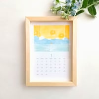 【額付き】2023年 カレンダー「lilent:静かな光」