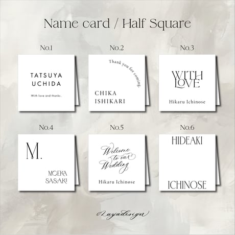 HALF square / COLOR